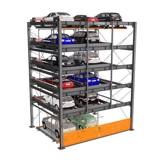 Multi-level Speedy Intelligent Car Parking Lot Equipment 6 Levels